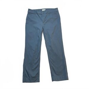 LOFT Straight Crop Pants Women's Size 8 Blue Gray